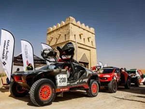 أول لقب في الصحراء: سيارة RS Q e-tron تفوز في رالي أبوظبي الصحراوي