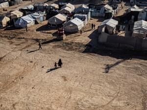 al-Hol camp in Syria