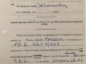 Mandela’s 1961 Arrest-Warrant NFT Raises $130,000 in Auction