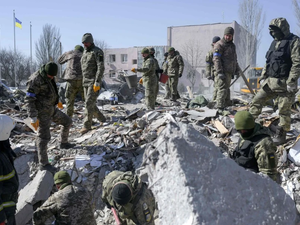 Dozens of soldiers were killed in the southern city of Mykolaiv.
