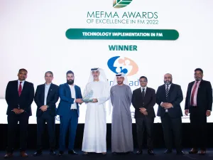 مجموعة إمداد تفوز بجائزة ميفما للتميز في إدارة المرافق لعام 2022م تقديراً لالتزامها المستدام بالابتكار التقني