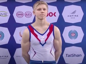 Gymnast Ivan Kuliak (Photo: Screengrab/YouTube)