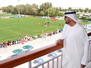 استاد الرجبي بدبي أول مرفق رياضي في المنطقة يستخدم الطاقة الشمسية النظيفة لنطاق عملياته الكام