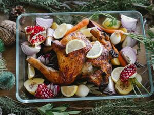 أسهل وصفة دجاج مشوي بالطريقة التقليدية