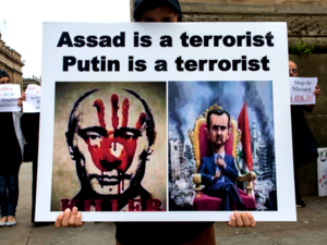 Bashar al-Assad and Vladimir Putin