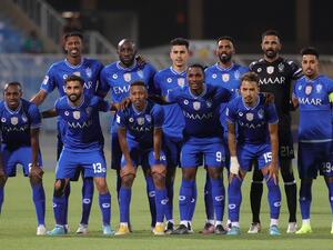 فريق الهلال (المصدر: أ ف ب)