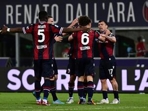 بولونيا يتفوق على إنتر ميلان (المصدر: أ ف ب)