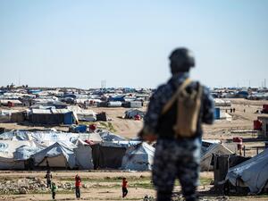 “The presence of the al-Hawl camp in eastern Syria represents a real threat because of the presence of 12,000 terrorists in it, and there are attempts by Daesh to penetrate it.”