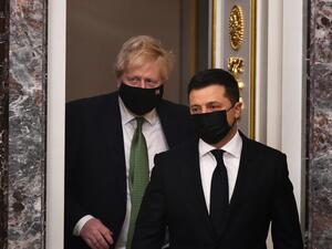 UK's Johnson meets Ukrainian leader Zelenskyy in surprise visit to Kyiv