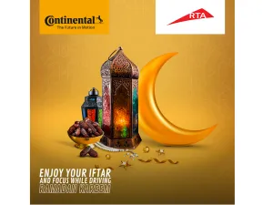 Continental and Dubai’s Roads & Transport Authority To Offer Meals and Tips to Drivers This Ramadan