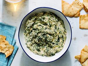 مطبخ رمضان: غموس السبانخ بالجبن