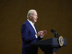 US president labels Russia's war on Ukraine 'genocide'