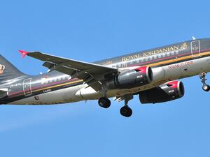 اغلاق الاجواء الاردنية امام حركة الطائرات المغادرة و القادمة