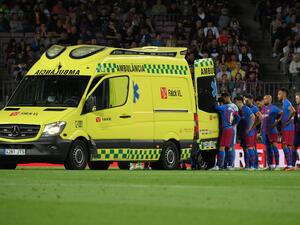 برشلونة يخسر جهود آراوخو (المصدر: أ ف ب)