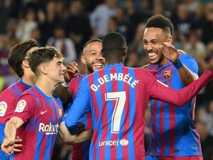 برشلونة يستعد لملاقاة خيتافي اليوم (المصدر: أ ف ب)