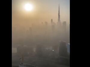 برج خليفة غاب عن الرؤية