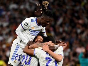 ريال مدريد يواجه أتلتيكو مدريد اليوم (المصدر: أ ف ب)