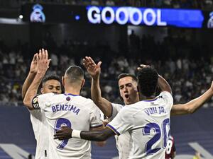 ريال مدريد على موعد مع قاديش اليوم الأحد (المصدر: أ ف ب)