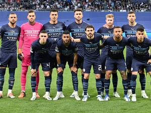 فريق مانشستر سيتي (المصدر: أ ف ب)