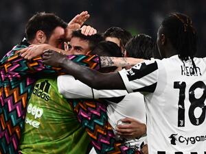 يوفنتوس على موعد مع مواجهة غريمه إنتر ميلان اليوم (المصدر: أ ف ب)