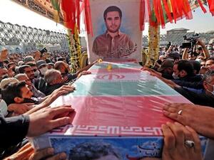 The funeral of  Sayyad Khodaei 