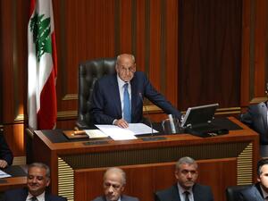 Lebanon's parliament speaker Nabih Berri