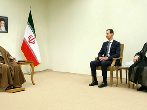 (From Left) Ayatollah Ali Khamenei, Al Assad, Raisi 
