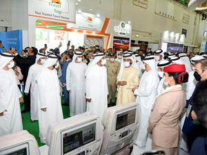 Emirates Showcases Its Premium Economy Class Seat to His Highness Sheikh Mohammed Bin Rashid Al Maktoum