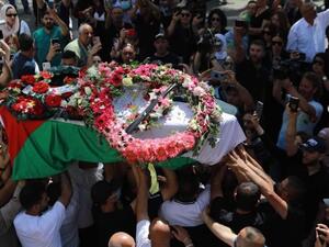 جنازة الصحفية شيرين أبو عاقلة