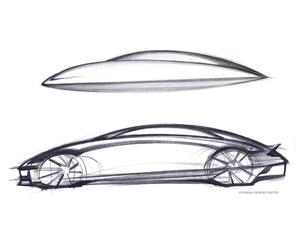 Hyundai Motor’s IONIQ 6 Teased In Concept Sketch