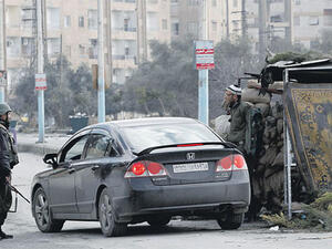 حاجز للجيش السوري