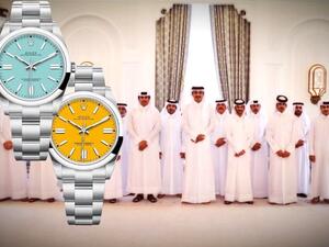 أمير قطر الشيخ تميم يقدم ساعات روليكس للطلبة المتفوقين في الثانوية العامة 
