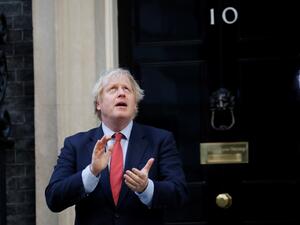 British Prime Minister Boris Johnson won a no-confidence vote triggered by his Conservative MPs, on June 6, 2022, and will stay on as leader, but the scale of the rebellion leaves his future in doubt. (Photo by Tolga AKMEN / AFP) British Prime Minister Boris Johnson