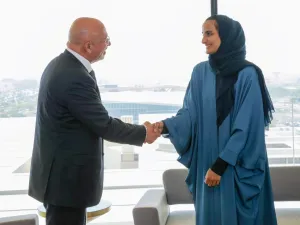 Her Excellency Sheikha Hind Meets Uk Education Secretary At Qatar Foundation