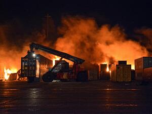 Israeli strike on Latakia port 
