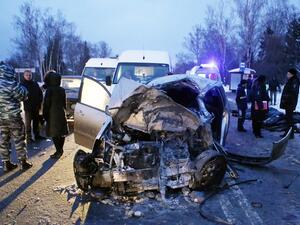 حادث تصادم في موسكو