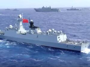 سفن حربية تابعة للبحرية الصينية