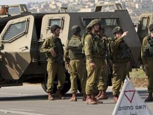 حاجز للقوات الاسرائيلية في الضفة الغربية