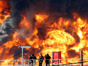 حريق في حيفا