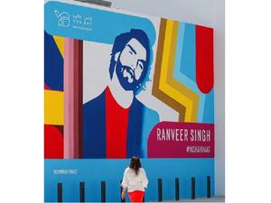 Yas Island Celebrates Iifa with a Vibrant Mural of Its Brand Ambassador, Bollywood Superstar Ranveer Singh