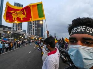 احتجاجات في سريلانكا
