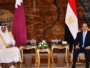 السيسي وأمير قطر