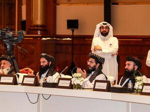 وفد من طالبان في قطر / أرشيفية