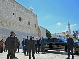 Biden at the Church of the Nativity 
