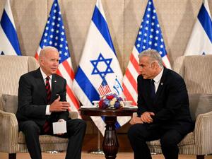 Biden (L) Lapid 