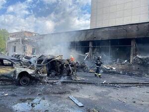 Vinnytsia after being attacked with Russian missiles. (Twitter/ @GoncharenkoUa) Vinnytsia