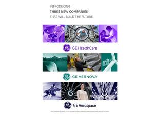 GE "جنرال إلكتريك" تكشف عن أسماء الشركات الثلاث المستقبلية المخطط لها