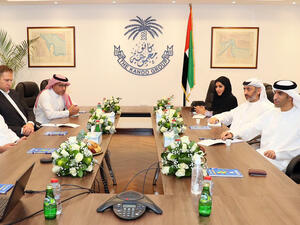 During the event H.E. Thani bin Ahmed Al Zeyoudi Pays a Visit to The Kanoo Group's Main Office