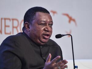 OPEC Secretary General Mohammad Barkindo speaks on July 12, 2017 at the IEA- OPEC dialogue session during the 22nd World Petroleum Congress in Istanbul. (Photo by OZAN KOSE / AFP) OPEC Secretary General