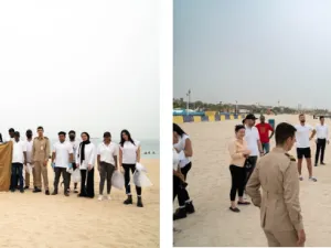 Rixos Premium Dubai in Partnership with Dubai Municipality Clean up Kite Beach